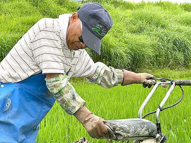 写真：これから出発します