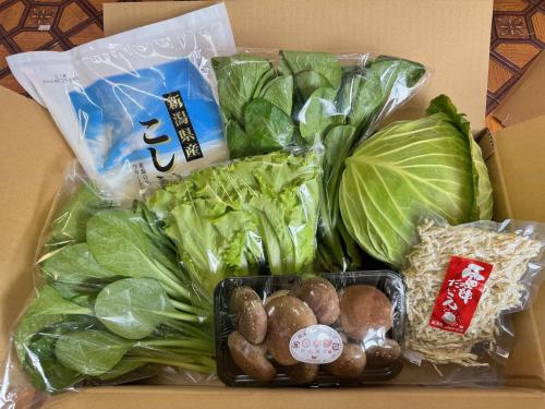 新潟季節野菜宅配便 お手軽な野菜3月コース